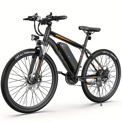 26″ Electric Mountain Bike — 36V 374Wh • 500W • up to 20 mph